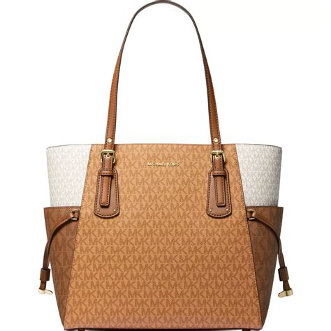 michael kors east west tote nickel|voyager east west tote.